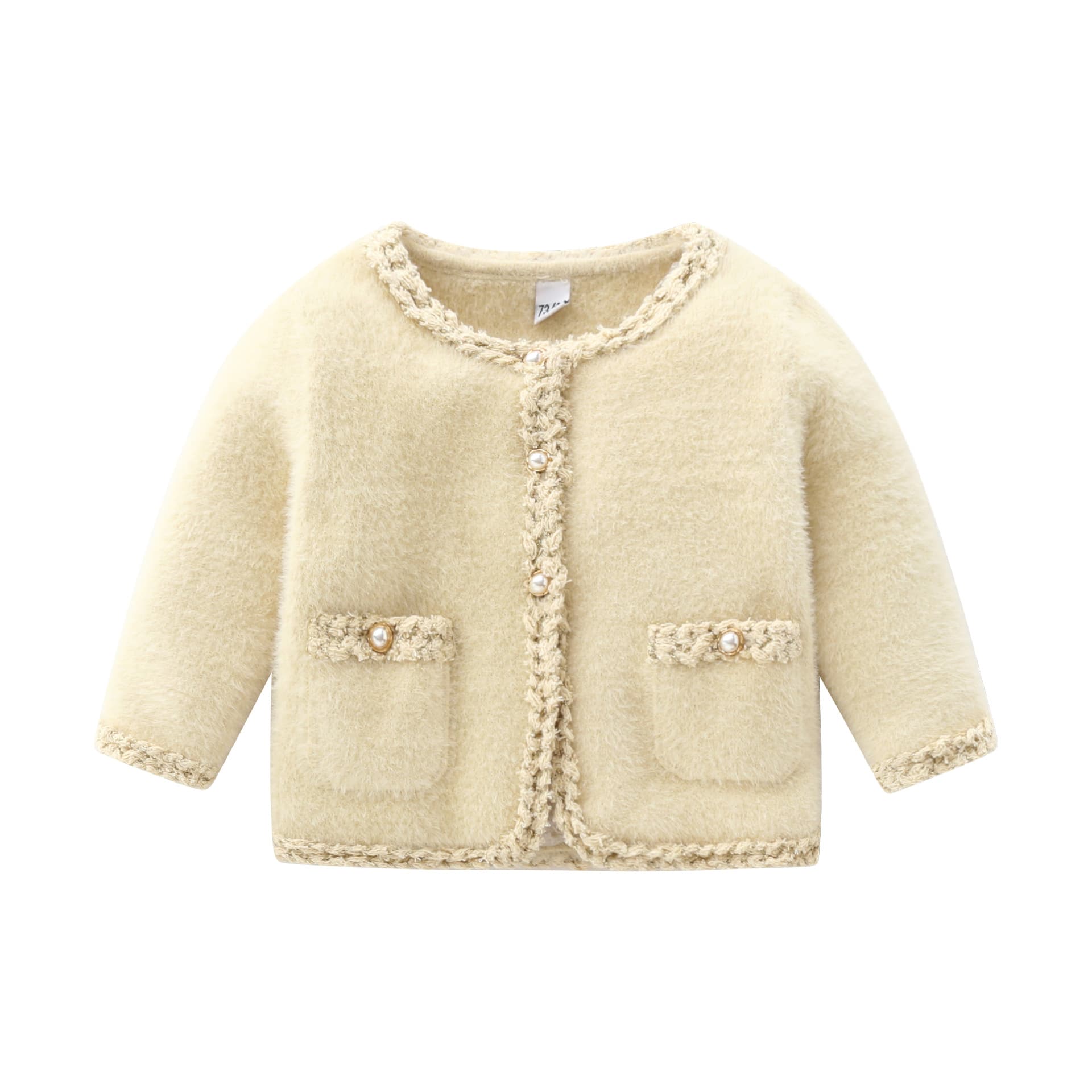 Little fragrance long-sleeved knitted cardigan
