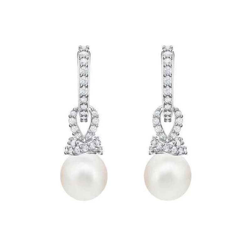 Elegant Temperament, All-Match, A More Elegant And Intellectual Pearl Jewelry With Diamonds