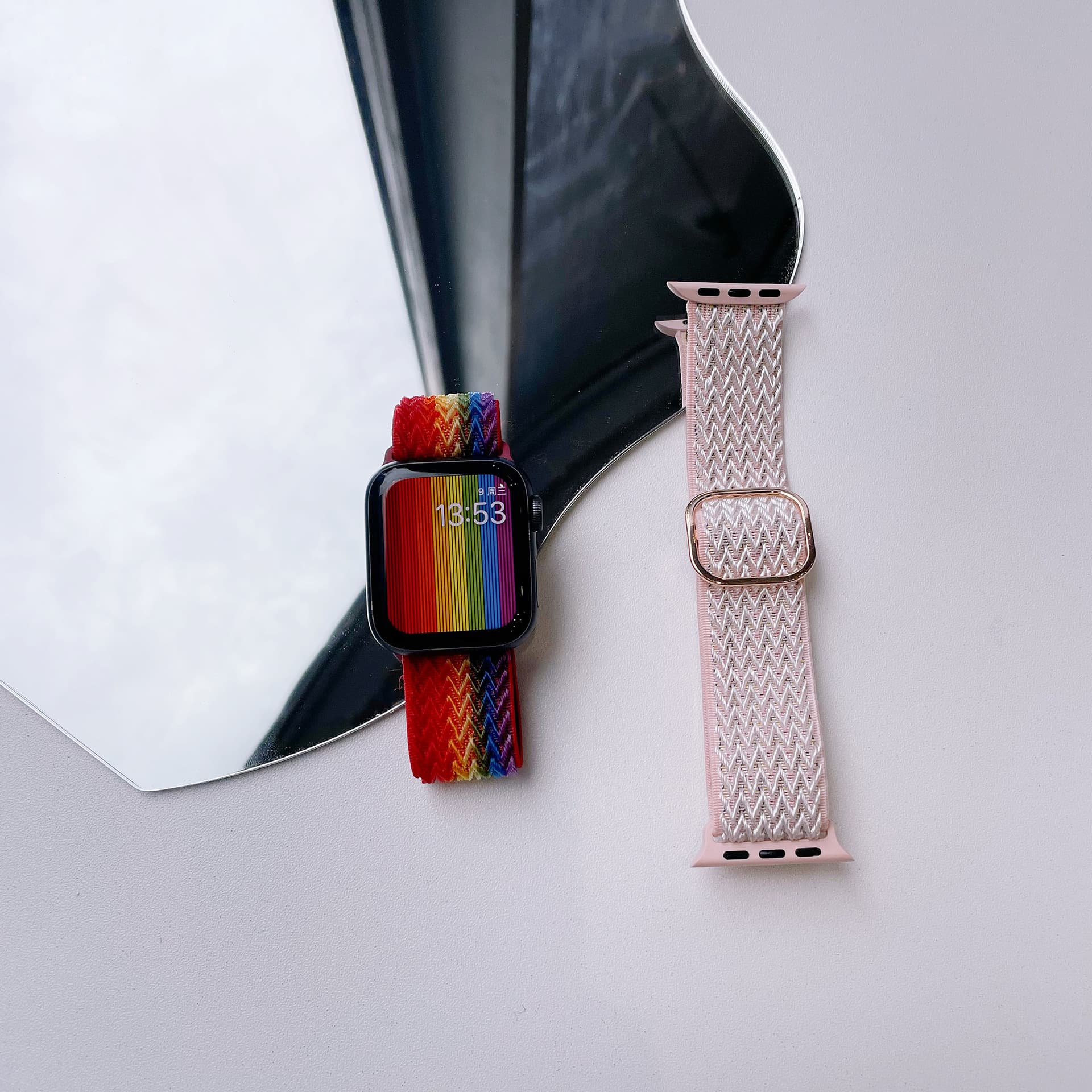 Nylon Strap Casual Fits Metal Square Buckle