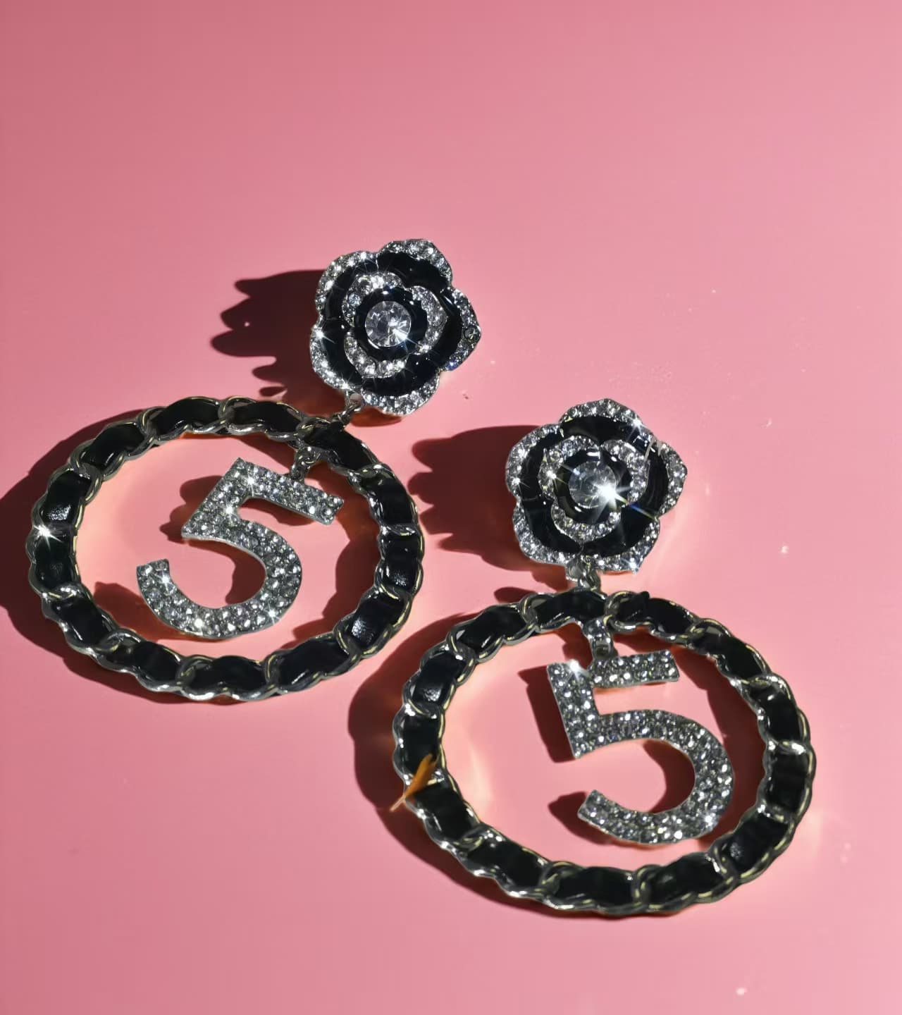Chic Woven Leather 5 Statement Earrings