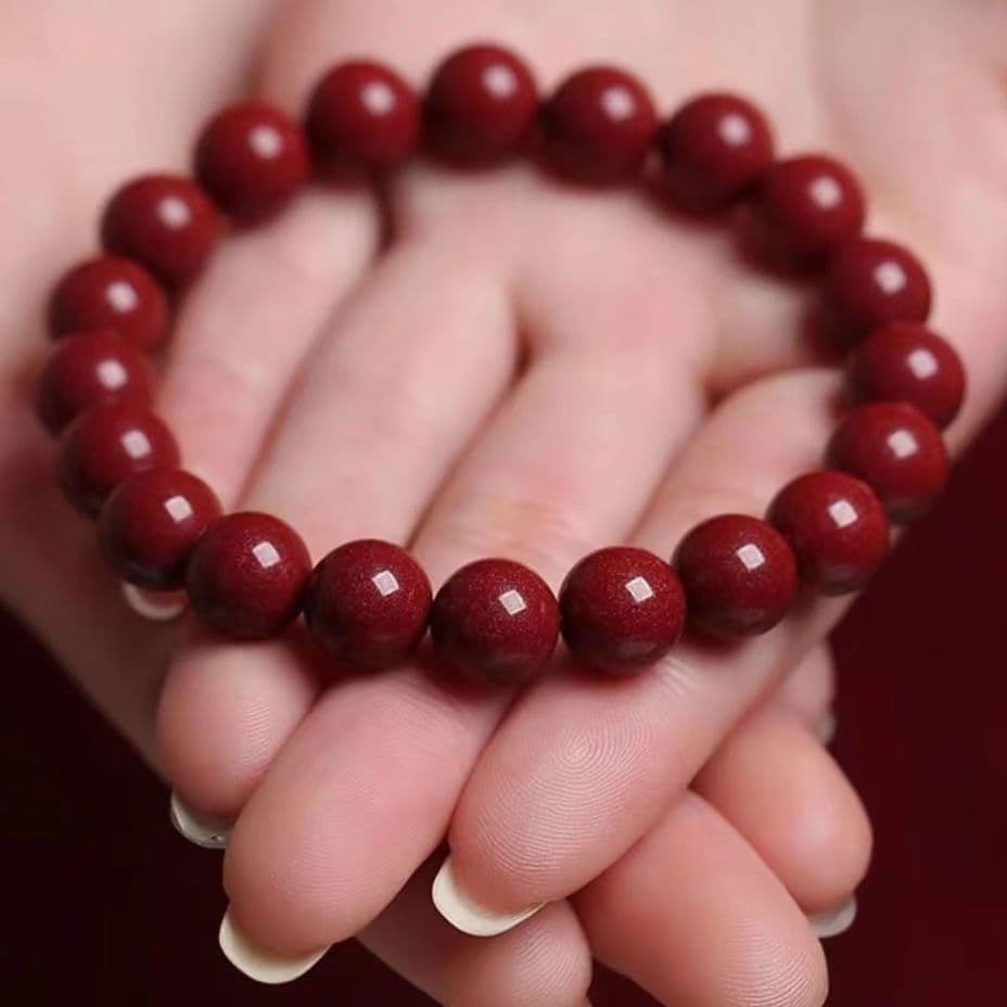 Plain Cinnabar Bracelet