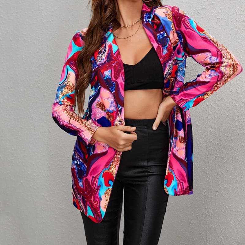 Commuter Women's Fashion Tailored Suit Jacket Small Suit