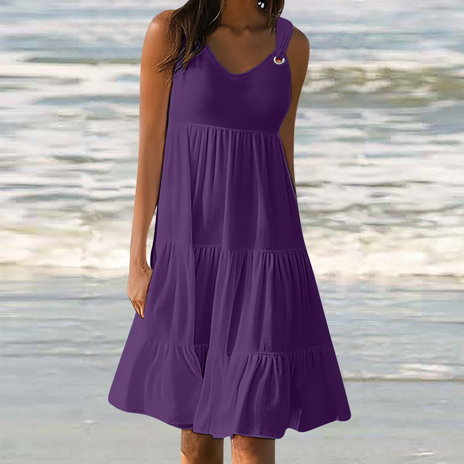 Casual Elegant Stitching Dress Women